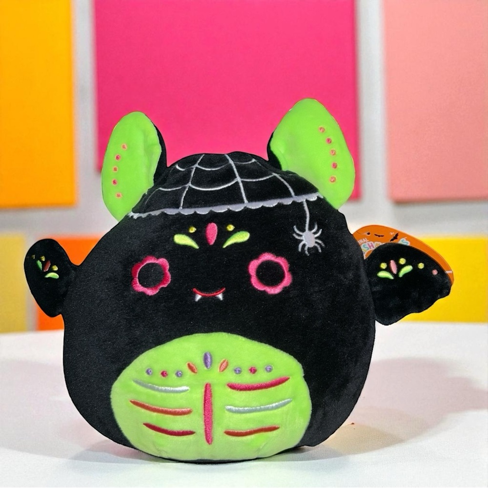 NWT Squishmallow Bart (DotD) the Bat 8” Halloween Day of the Dead